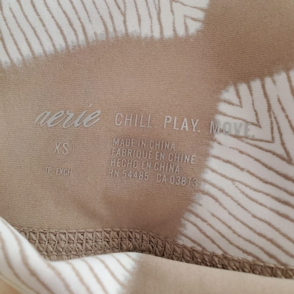 NWT Aerie Printed High Rise Chill. Play. Move.  7/8 Leggings size XS - Picture 8 of 8
